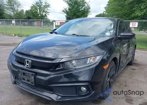 2020 Honda Civic Sport from USA, damaged, VIN 19XFC2F88LE210075
